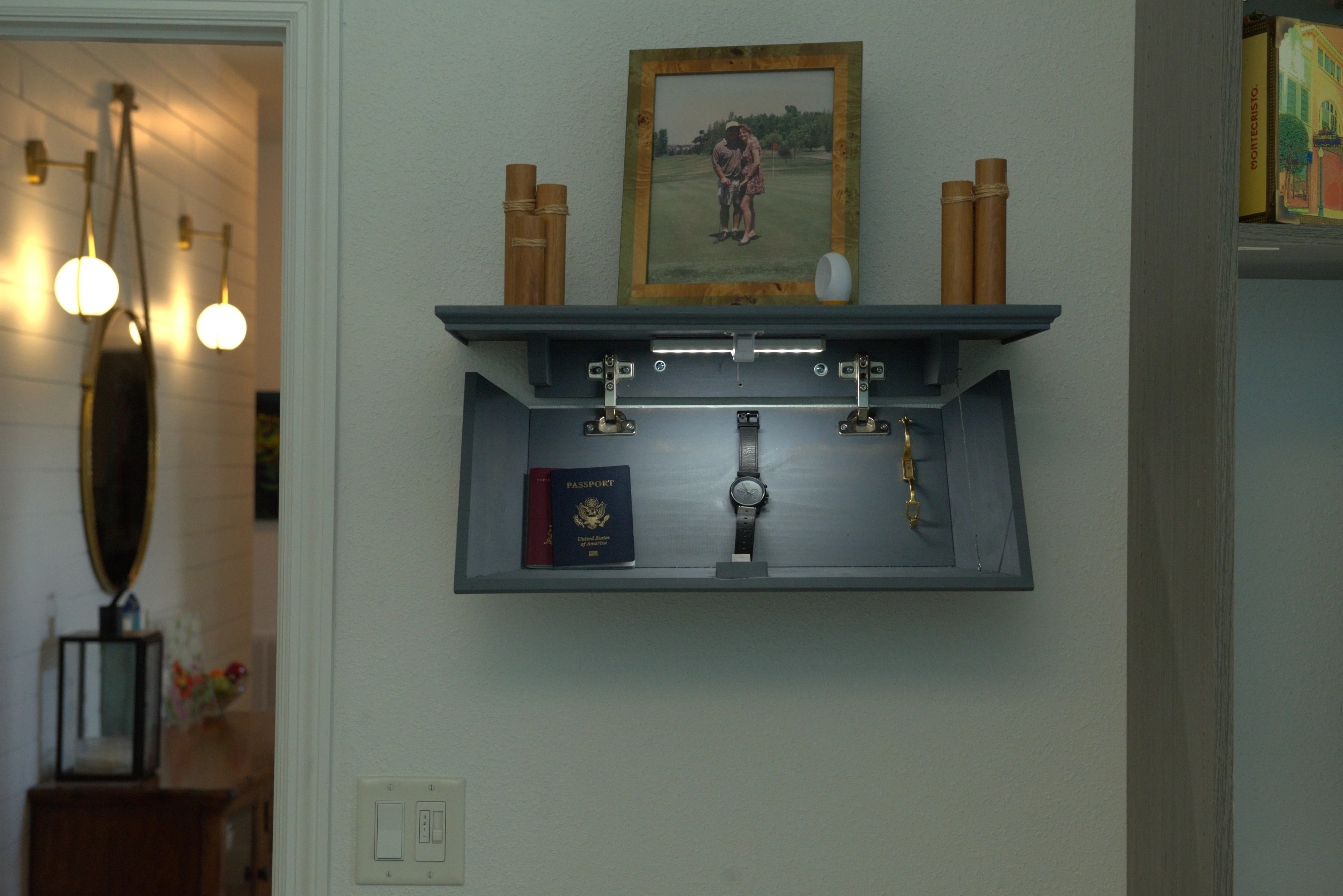 Floating Gun Concealment cabinet