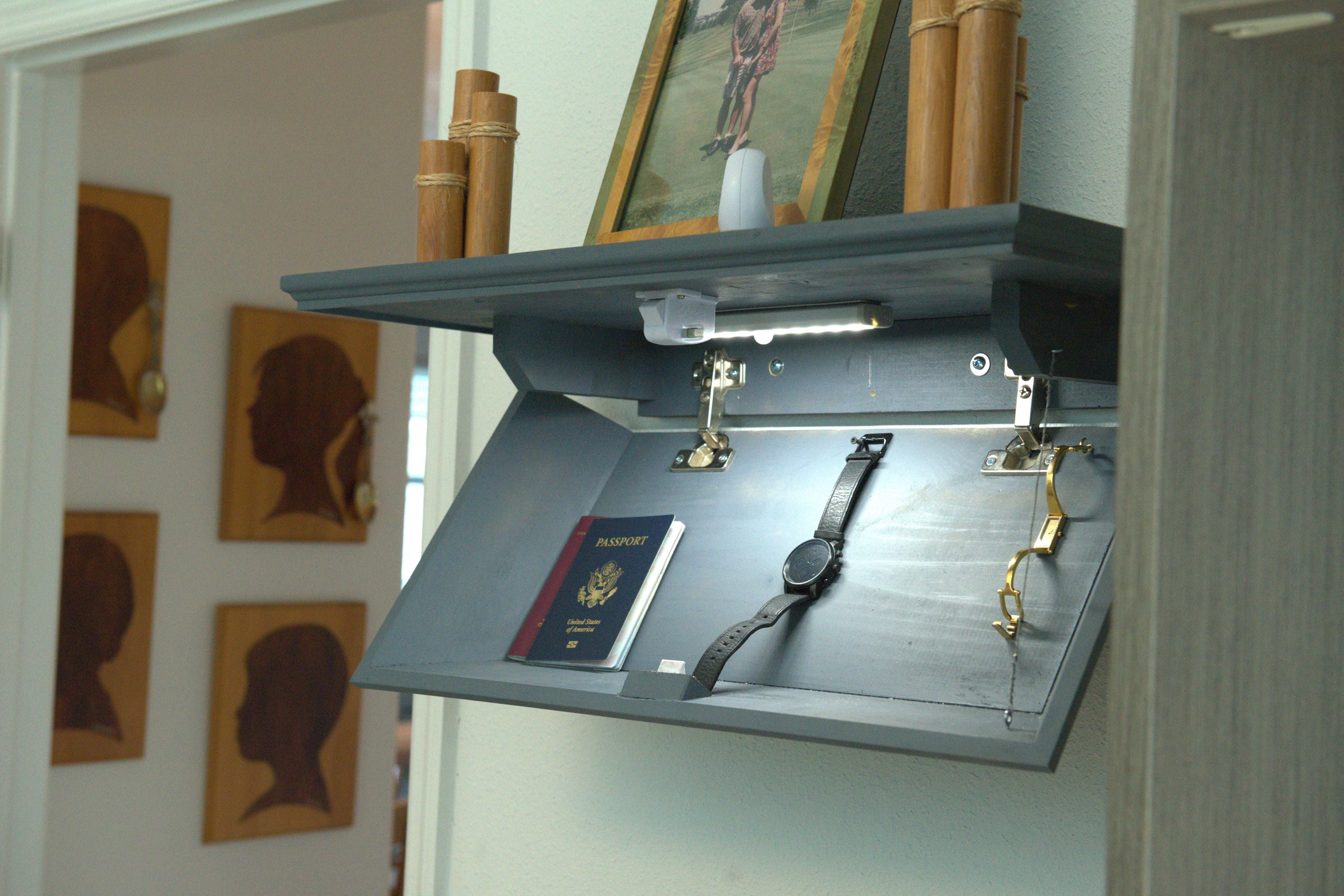 Floating Gun Concealment Cabinet