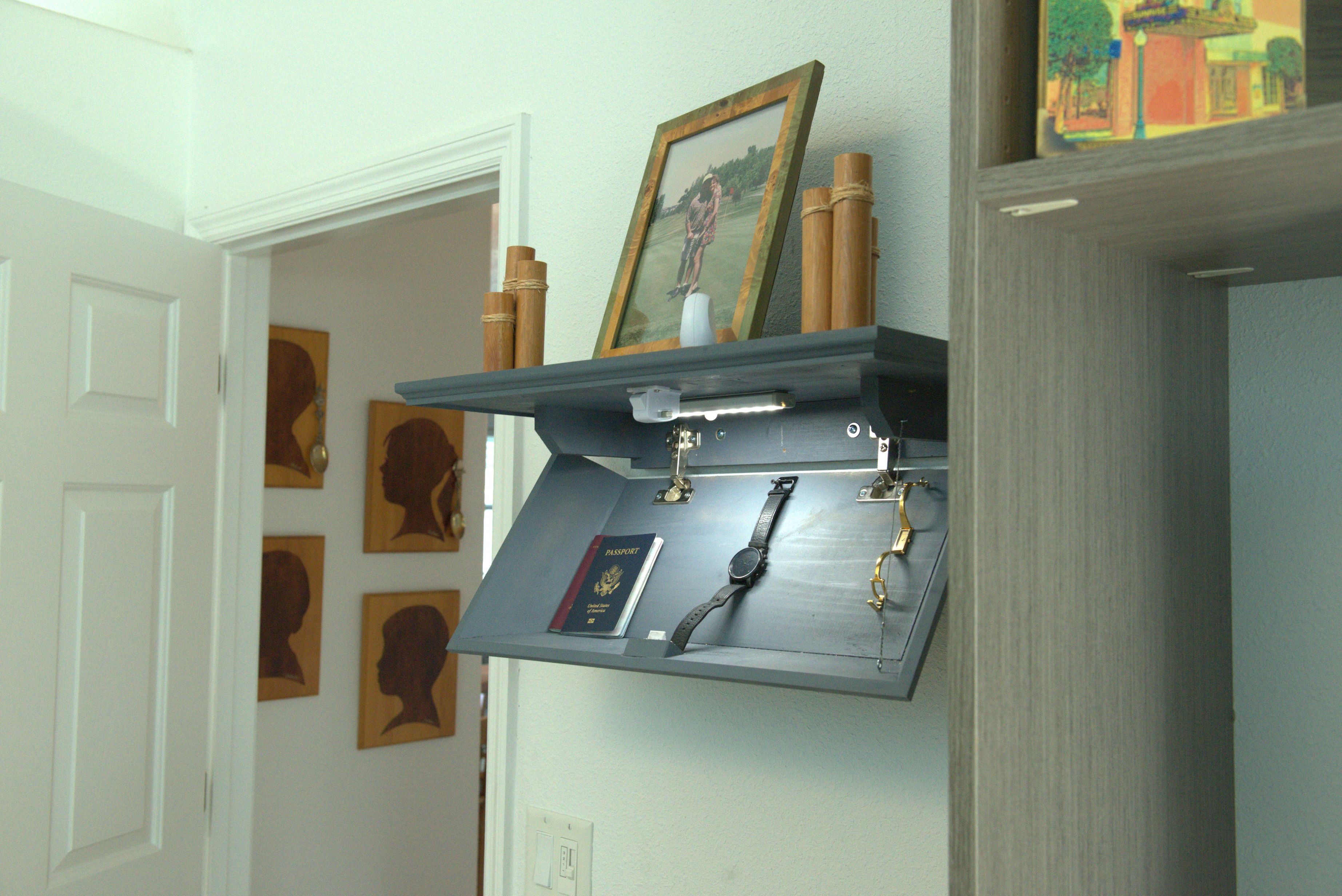 Floating Gun Concealment Cabinet