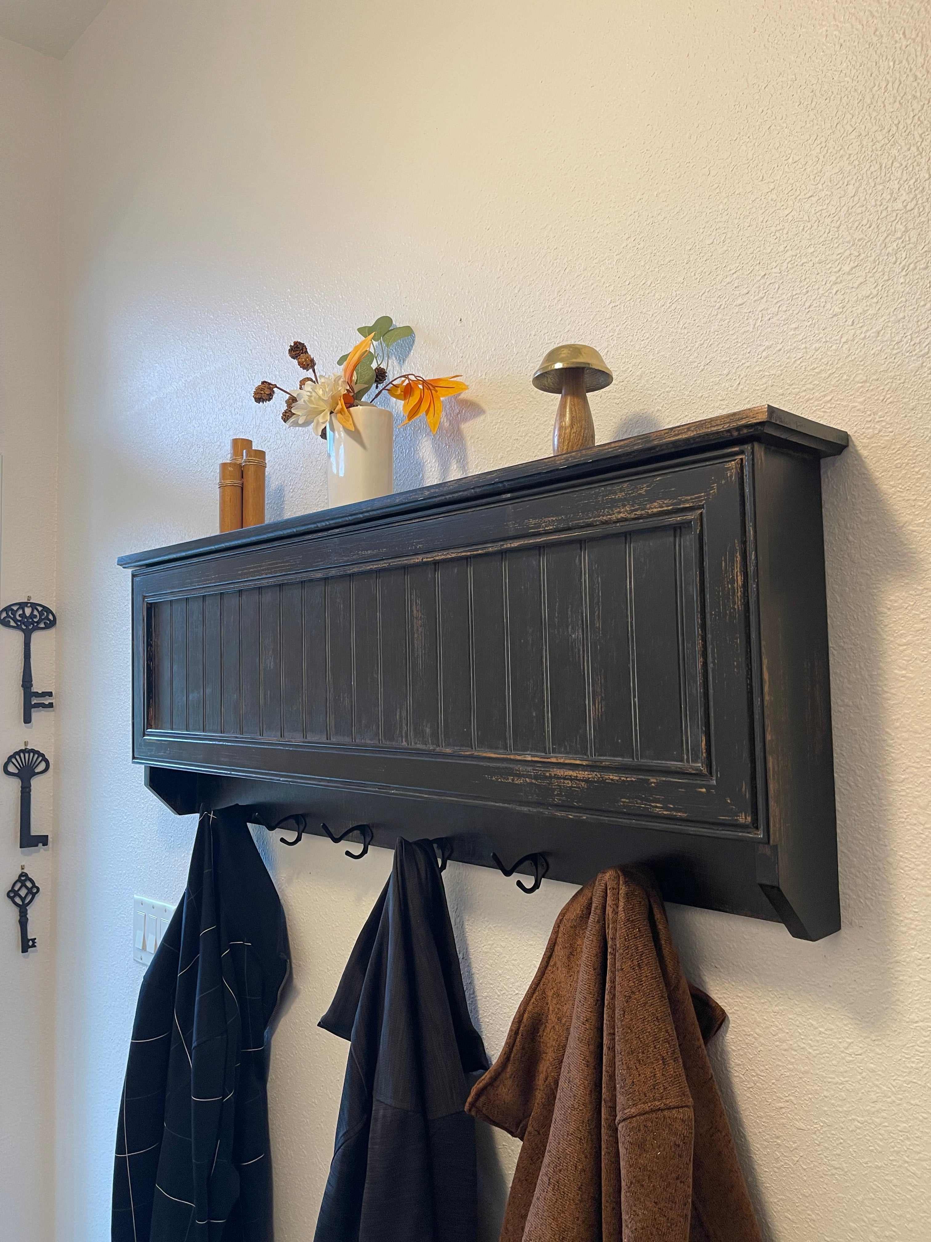 Large Coat Rack Concealer Guns