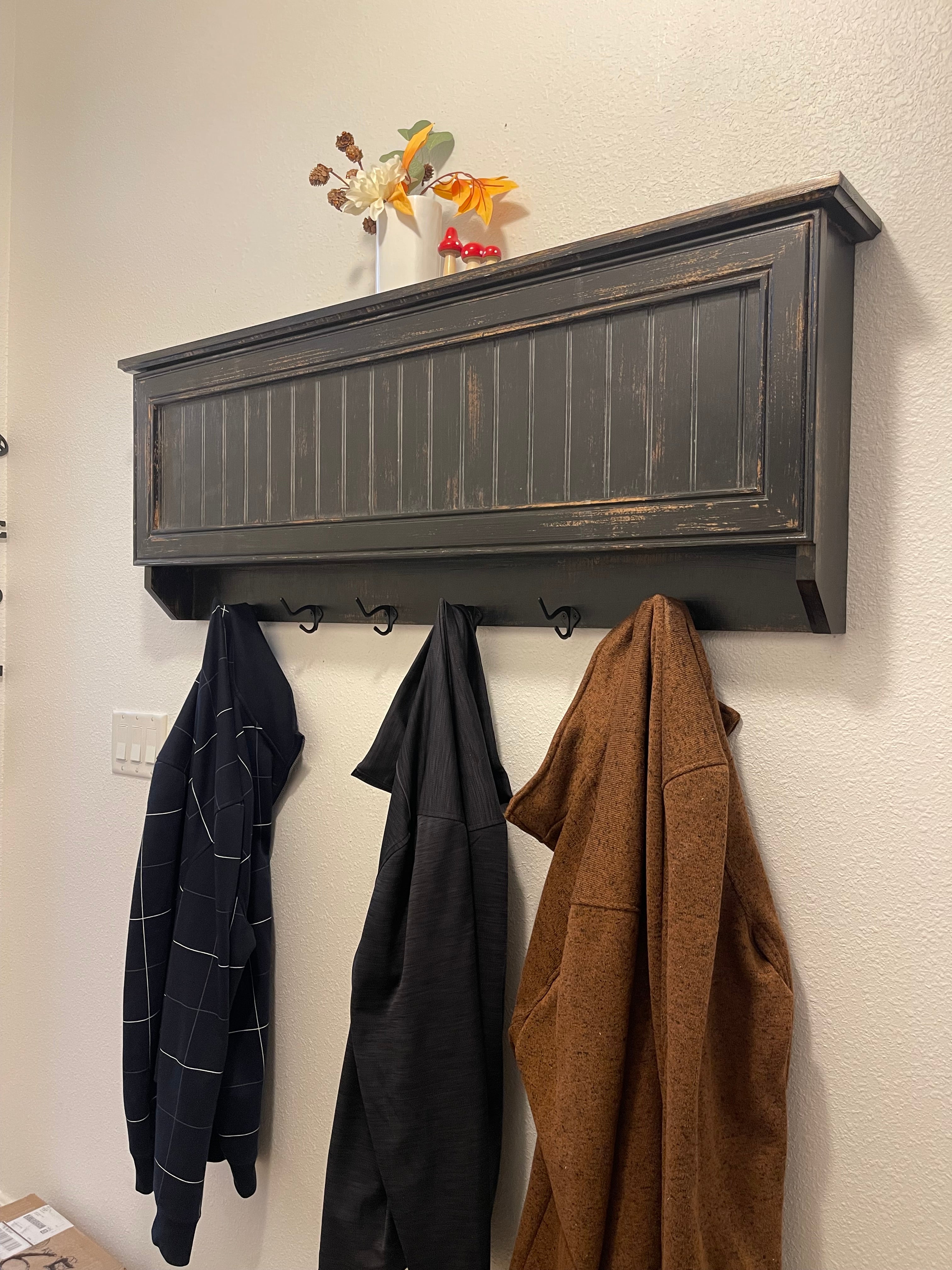 Large Coat Rack Concealer Guns