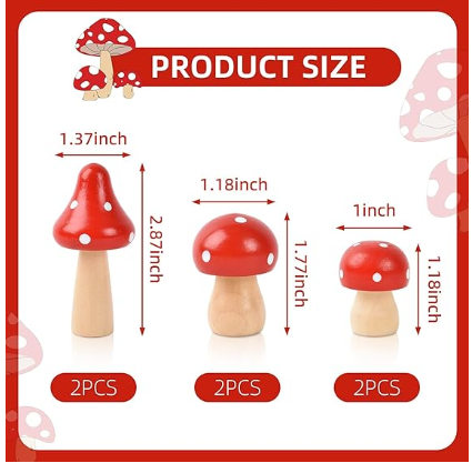 Mushrooms with Magnet