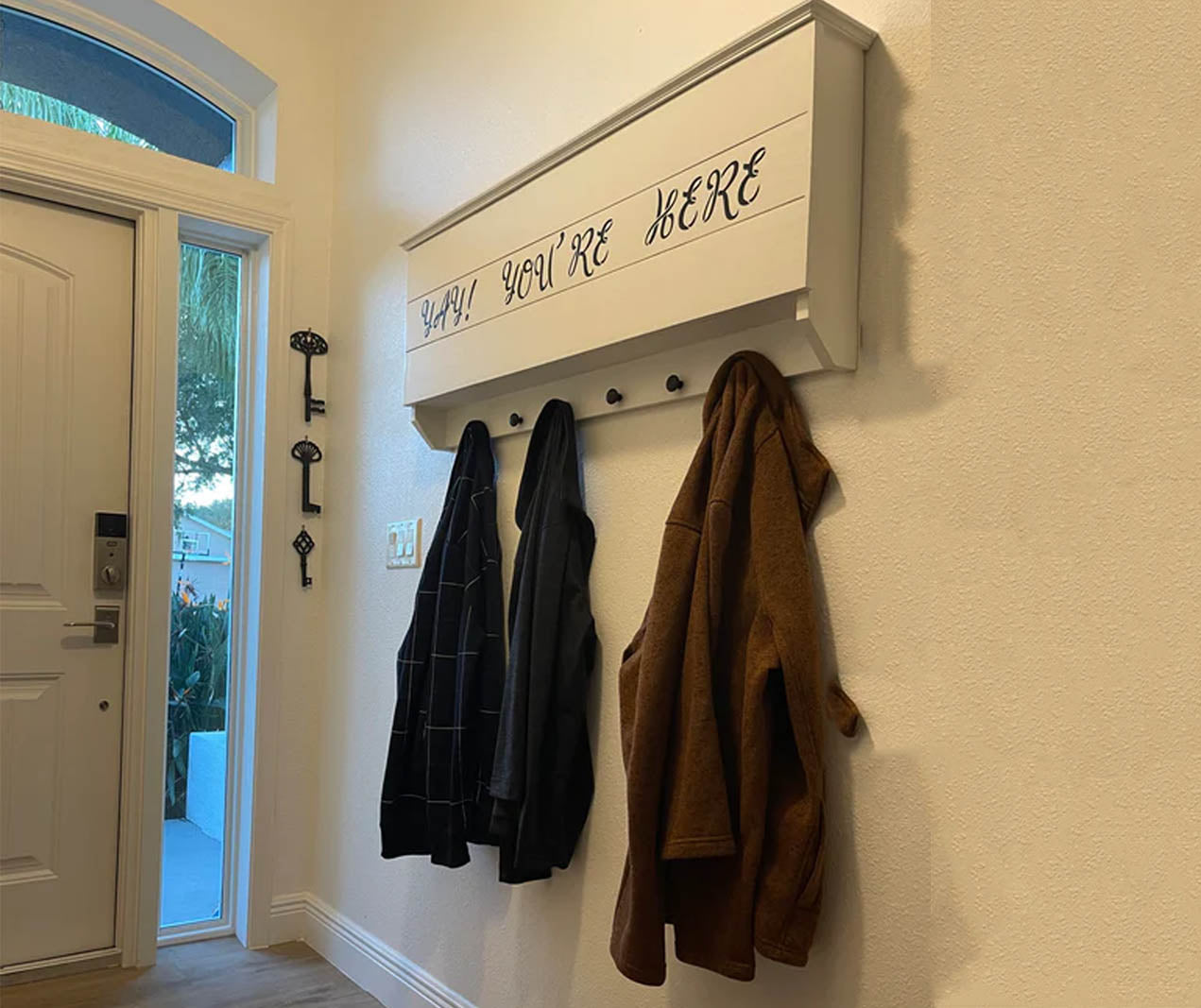 Large Coat Rack Concealer Guns