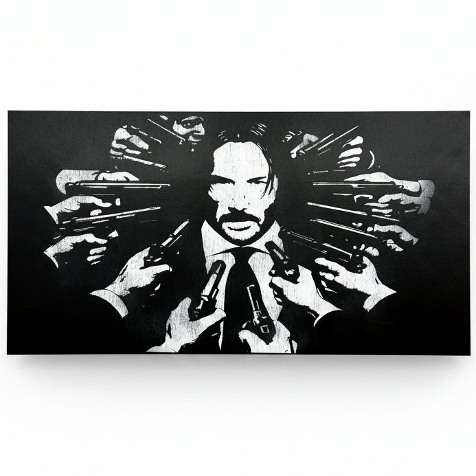 John Wick Distressed Large Wall Mount
