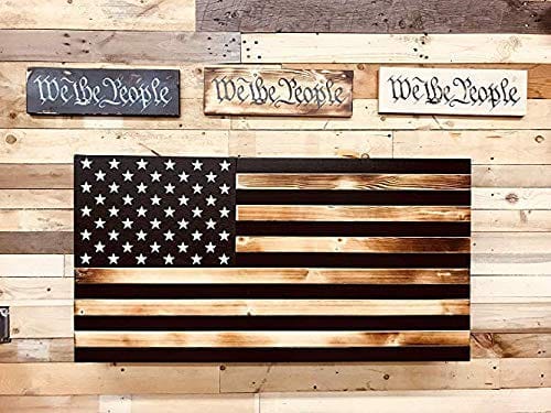 Black & Burnt Concealment Flag