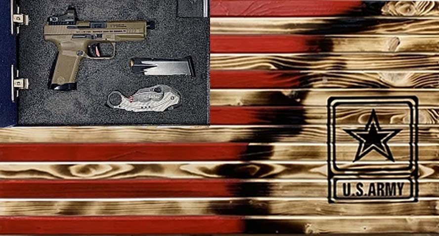 Army Torn Away Concealment Flag