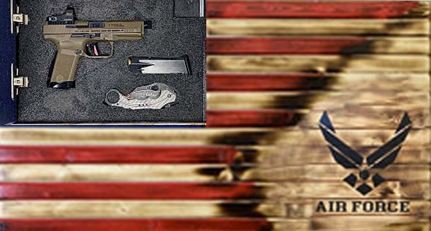 Air Force Torn Away Concealment Flag