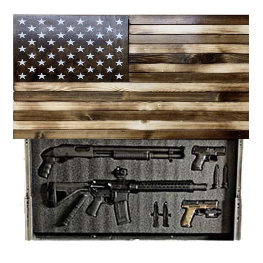 Brown Burnt Concealment Flag