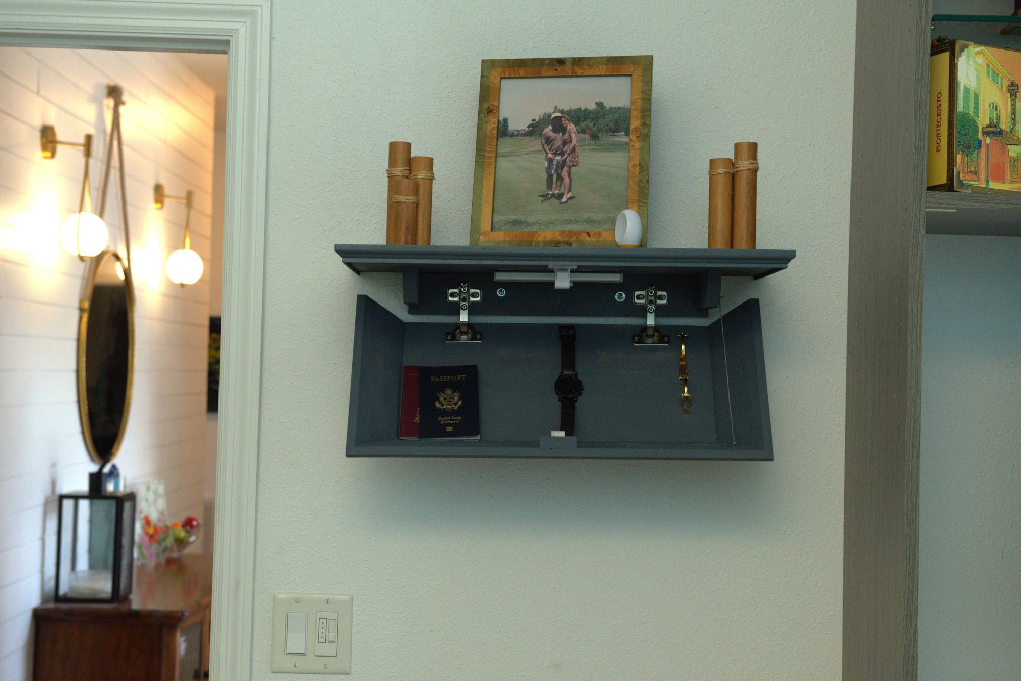 Floating Gun Concealment Cabinet