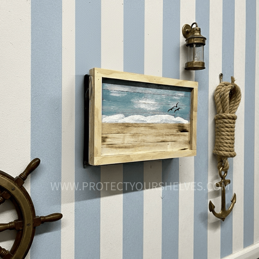 Small Beach Hidden Gun Decor
