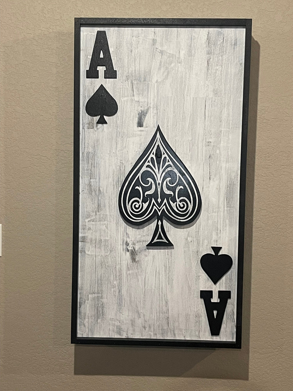 King, Queen or Jack of Spades Concealment Art