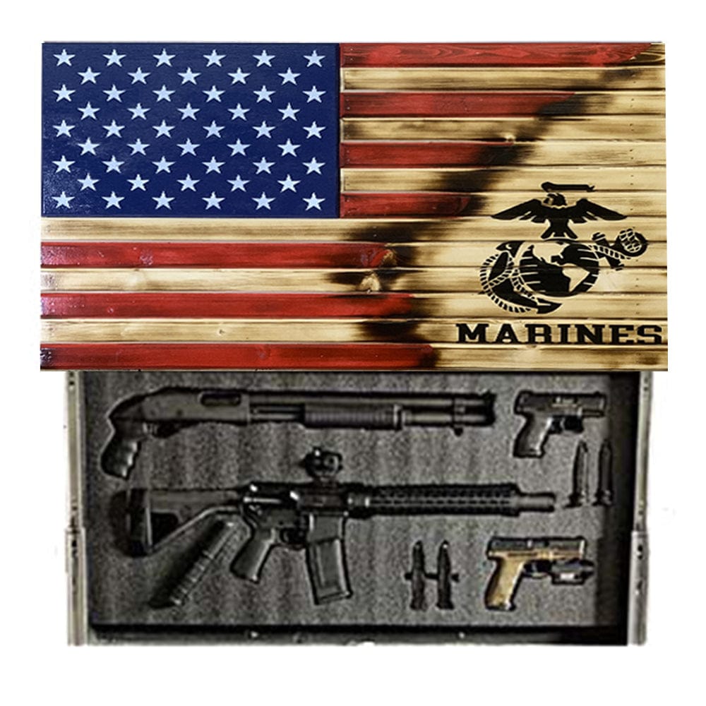 Red Marine Torn Away Concealment Flag