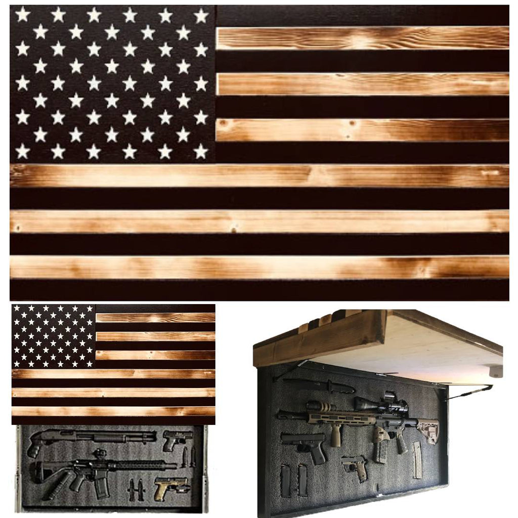 Black & Burnt Concealment Flag