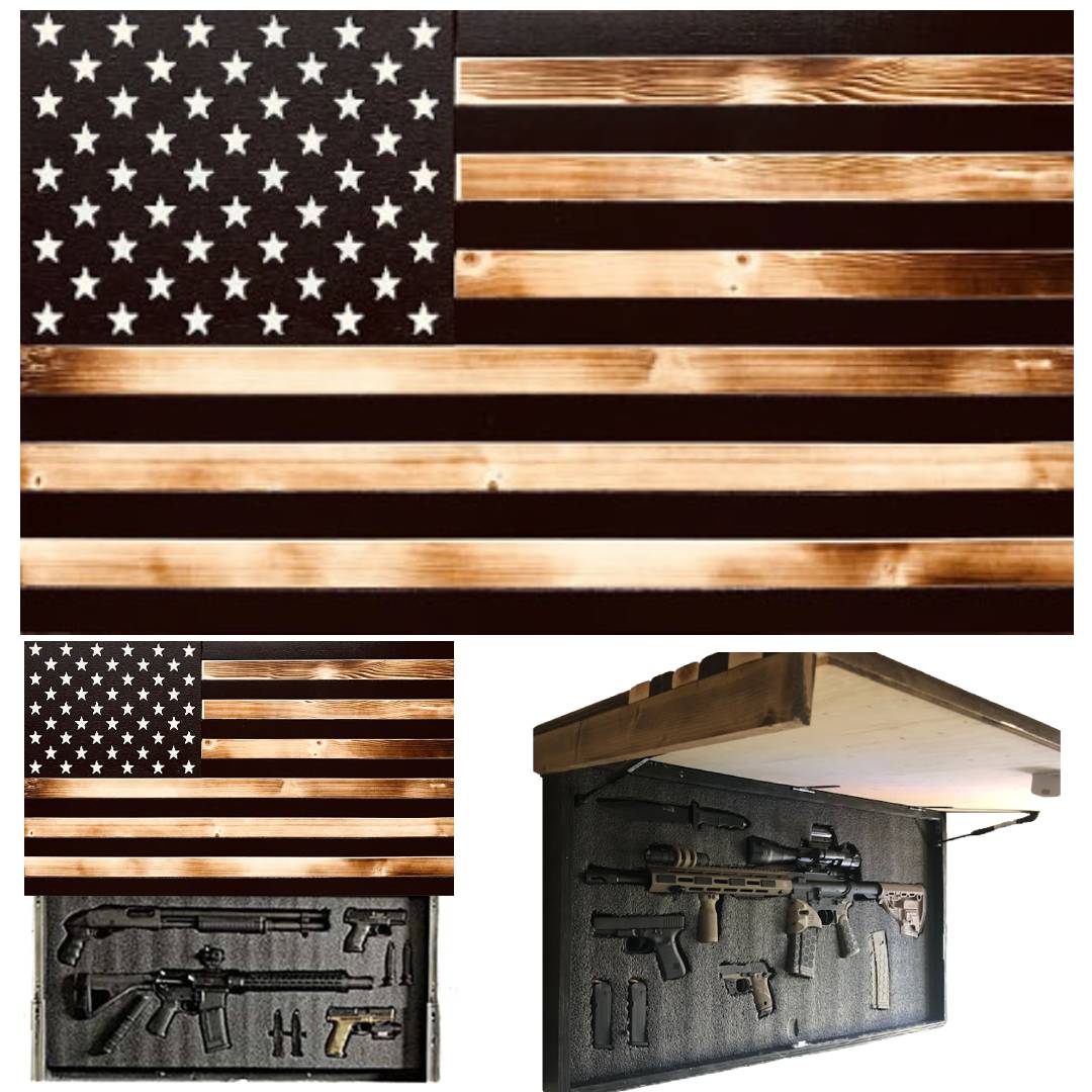 Black & Burnt Concealment Flag