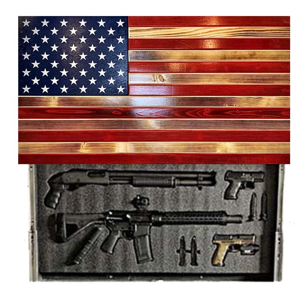 Red & Burnt Concealment Flag