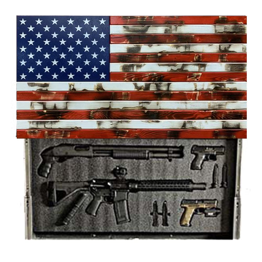 RWB Distressed Concealment Flag