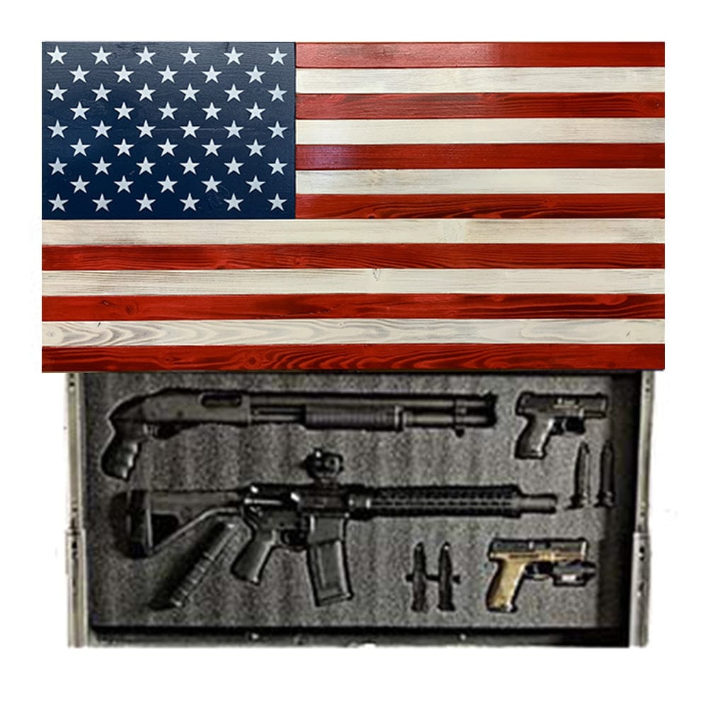 Red White and Blue Night Concealment Art