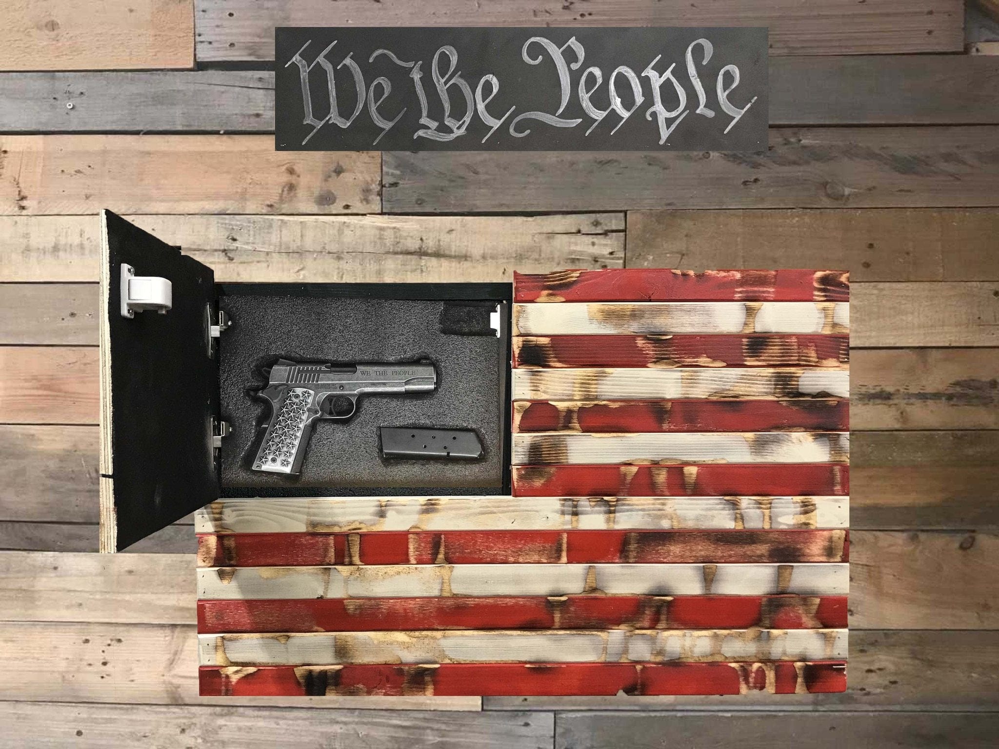 RWB Distressed Concealment Flag