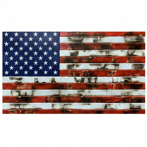 RWB Distressed Concealment Flag