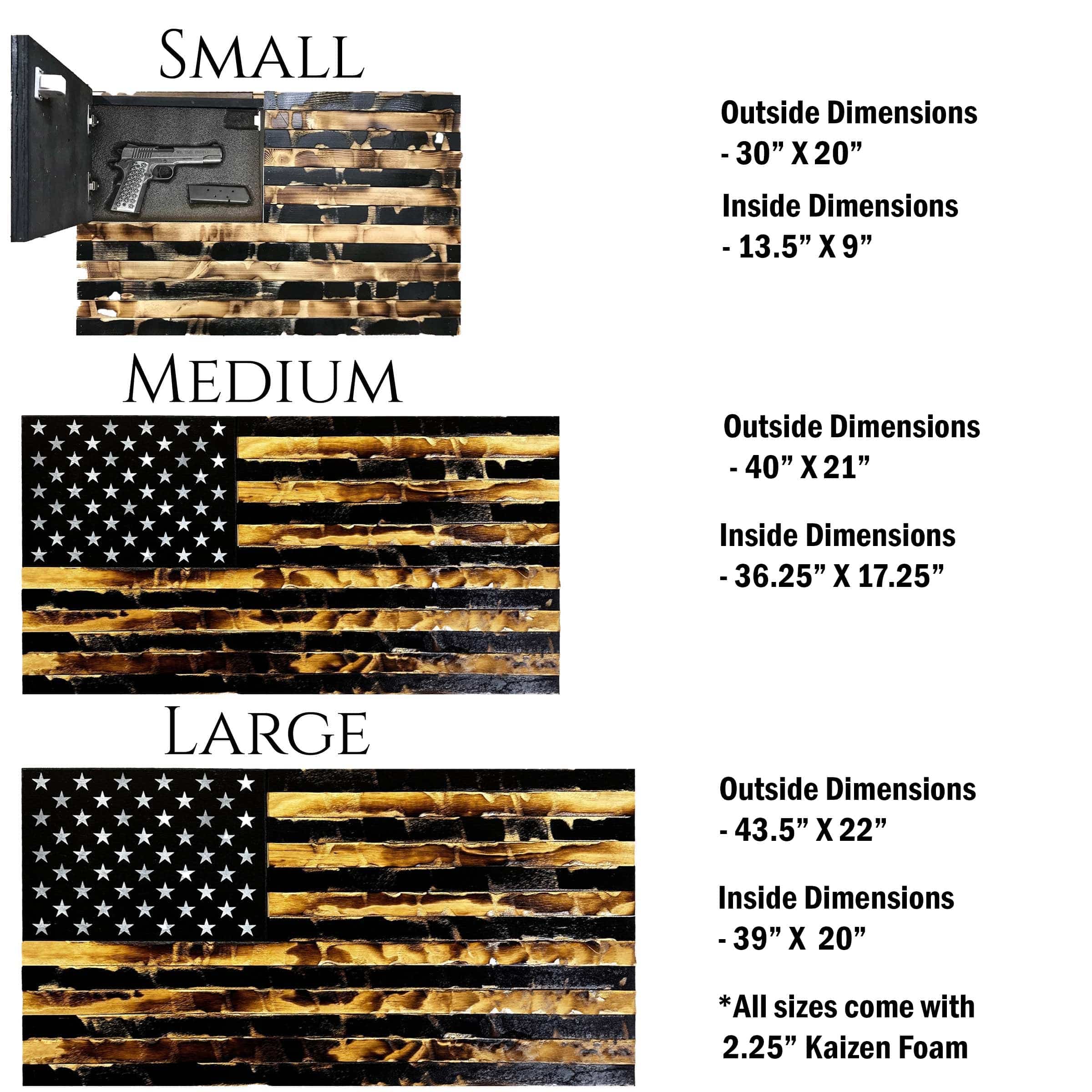 Red Burnt We The People Concealment Flag