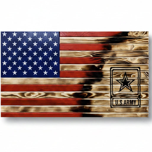 Army Torn Away Concealment Flag