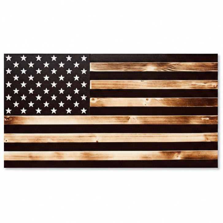 Black & Burnt Concealment Flag