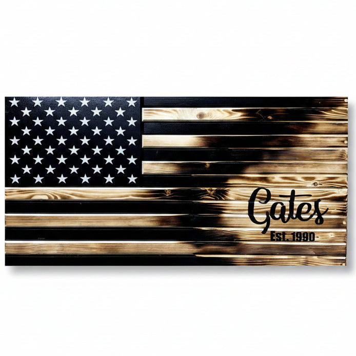 Family Flag Large Wall Mount