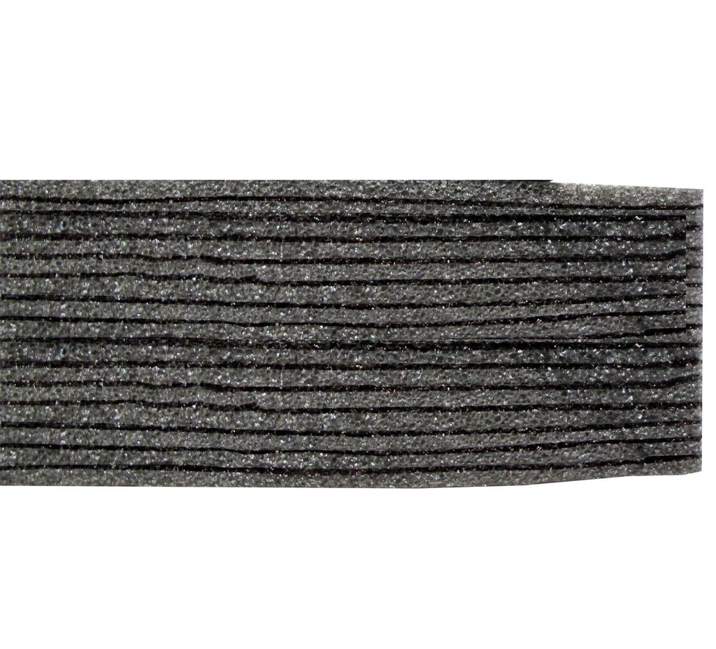 Black Replacement Foam 2 1/4 " Black