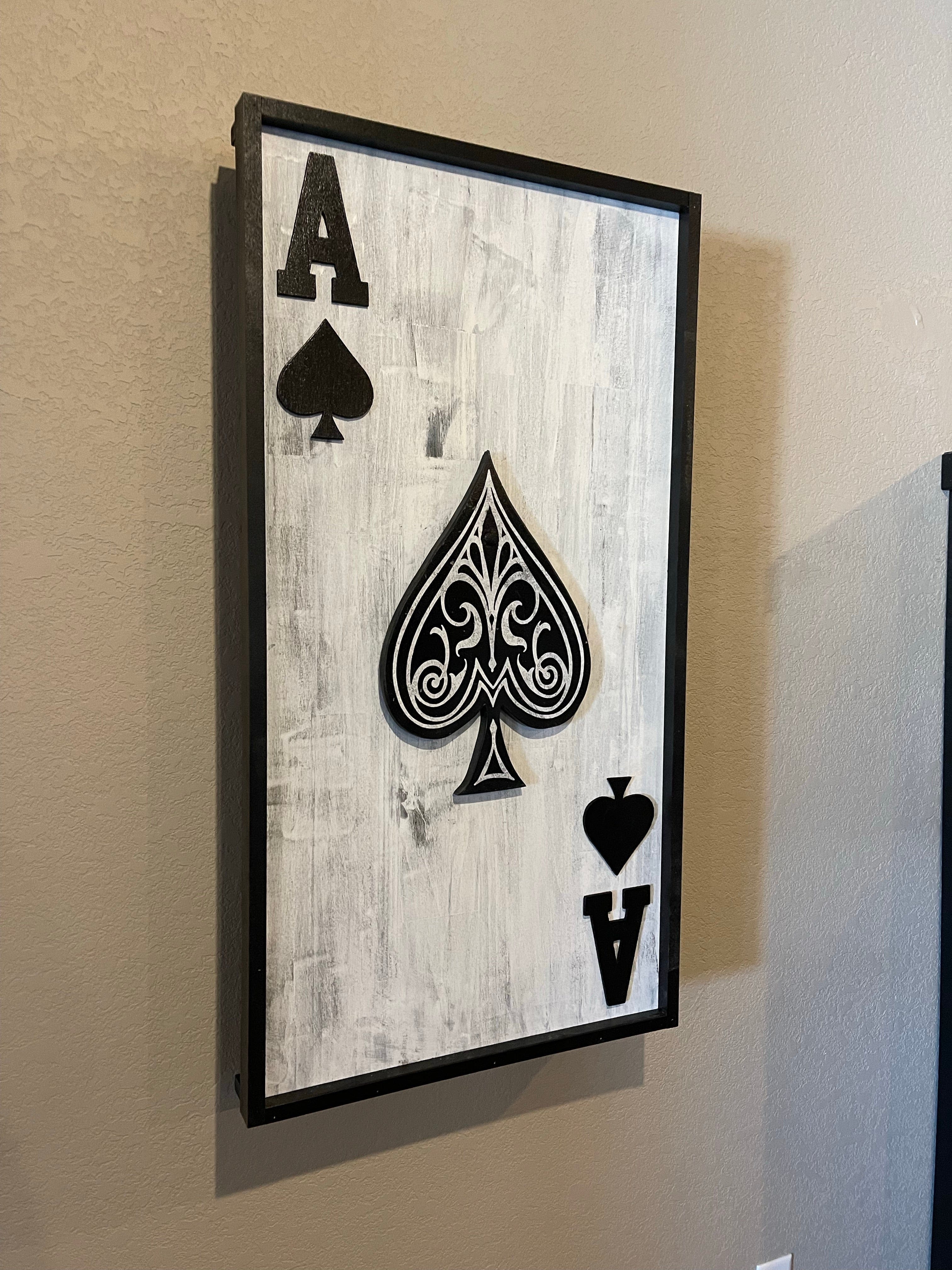 King, Queen or Jack of Spades Concealment Art