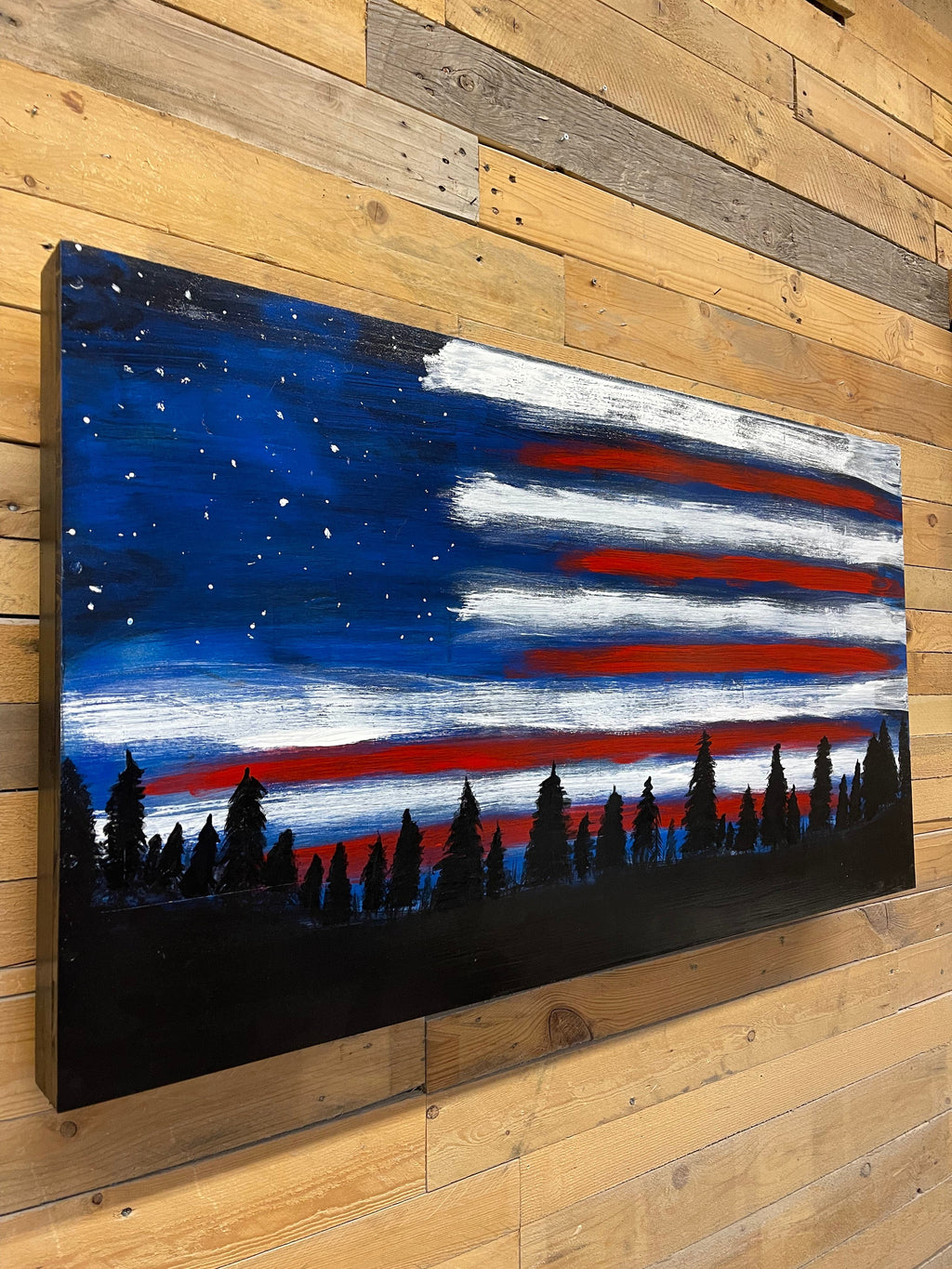 Red White and Blue Night Concealment Art