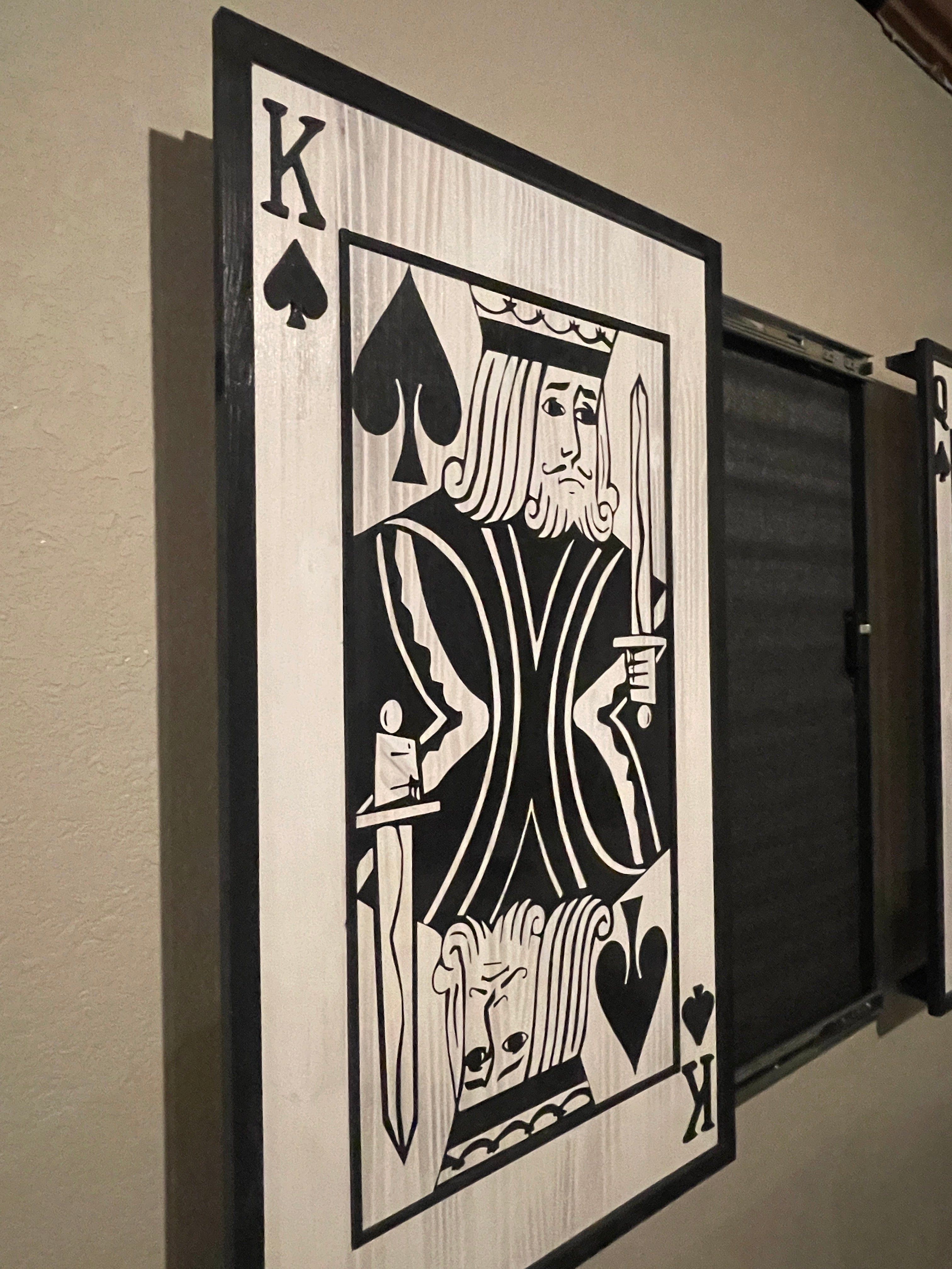 King, Queen or Jack of Spades Concealment Art