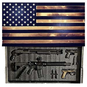 Black & Burnt Concealment Flag