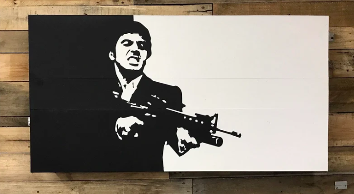 Scarface Wall Art Concealment