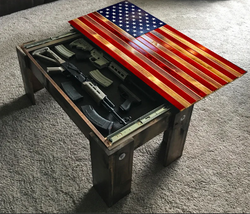 Red Torched Concealment Table